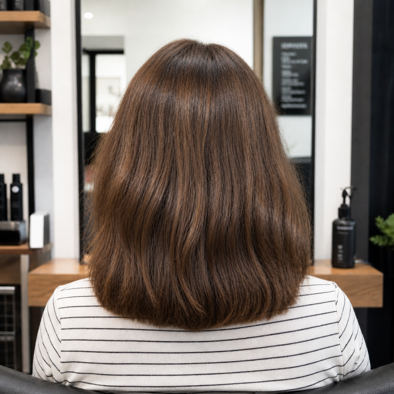 tratamiento capilar antes y después en Amare Salon Valdemoro después
