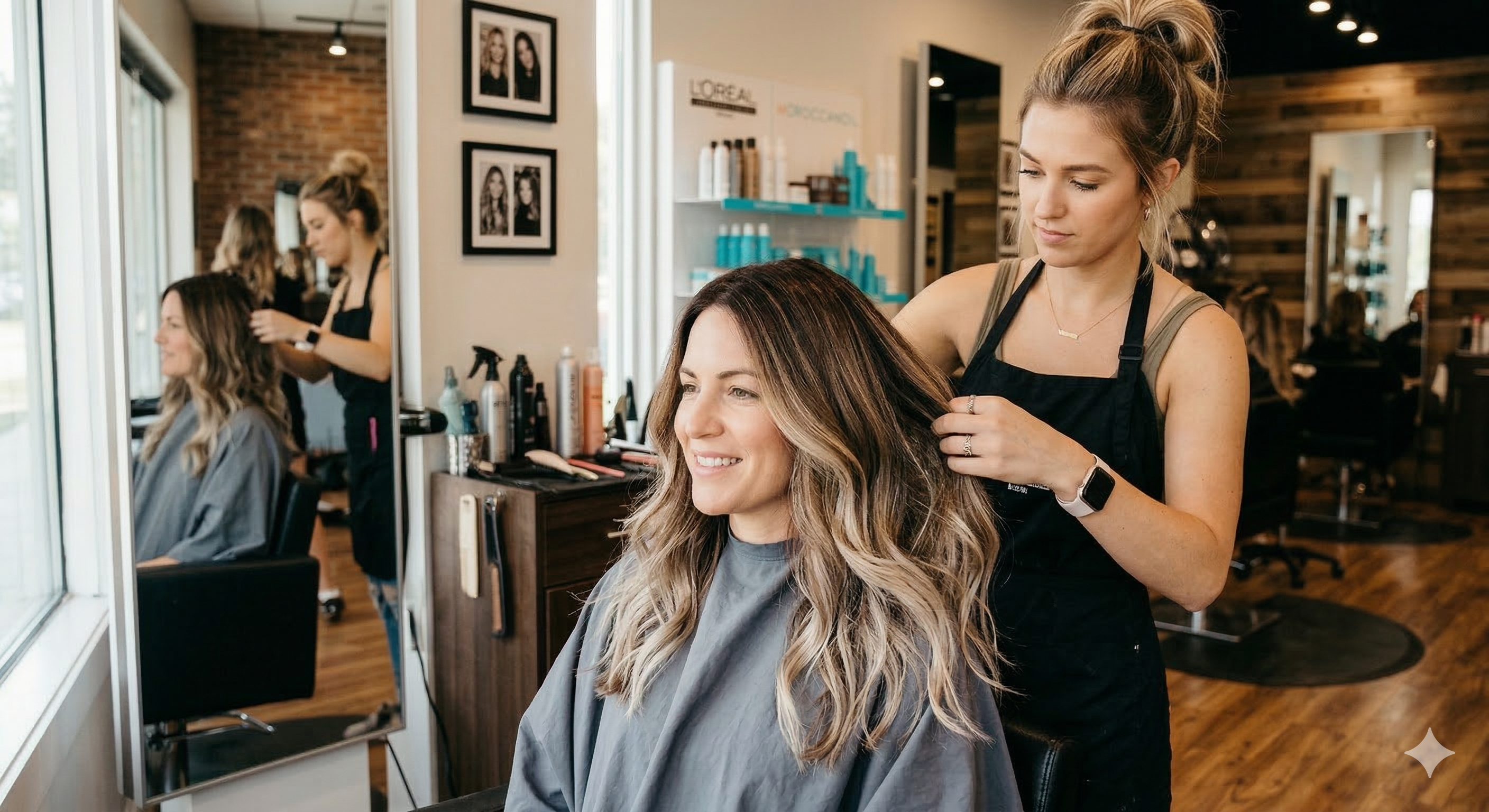 mechas balayage en Amare Salon peluquería en Valdemoro
